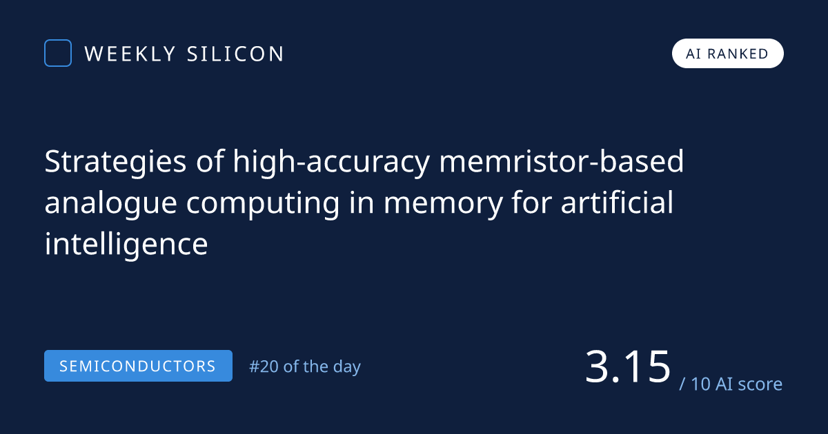 Strategies of high-accuracy memristor-based analogue computing in ...